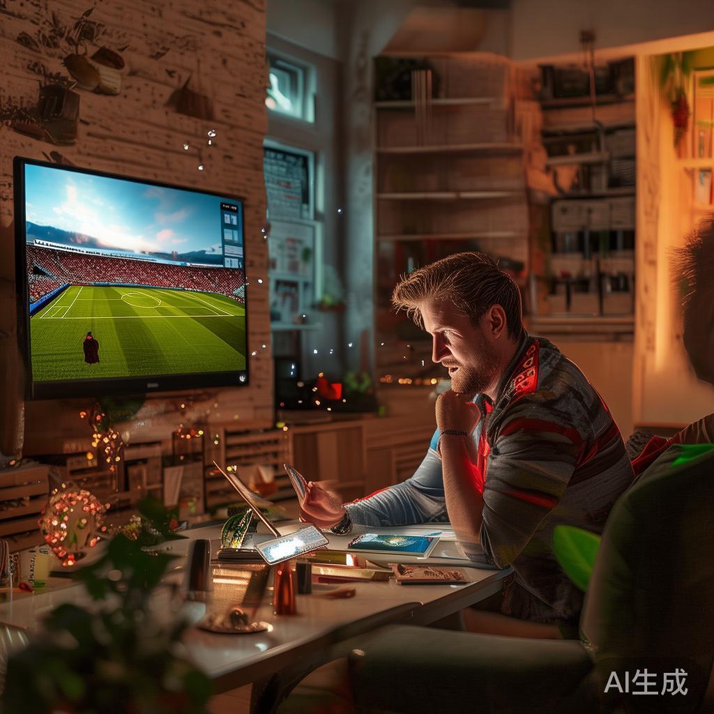 以一名热衷足球的用户为例，他通过下载大发体育平台，